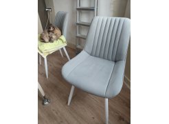 Стул на металлокаркасе Седа К 02 светло-серый / белый фото покупателя 203