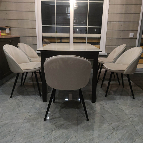 Стул на металлокаркасе Dodo blue фото покупателя 7