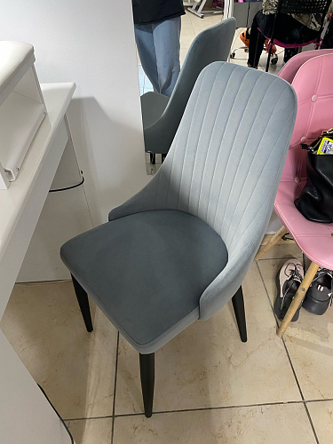 Стул на металлокаркасе Kora gray / black фото покупателя 452