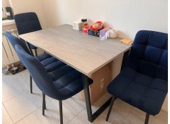 Стол Лота Лофт 120 25 мм сабия / черный матовый фото покупателя 208