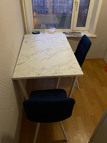 Стул на металлокаркасе Чилли бирюзовый / черный фото покупателя 1199