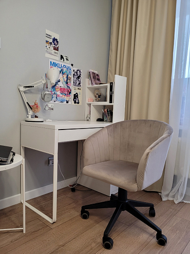 Компьютерное кресло Тибо сиреневый фото покупателя 171