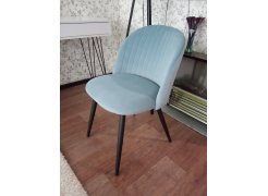 Стул на металлокаркасе Gabi 1 gray / black фото покупателя 168