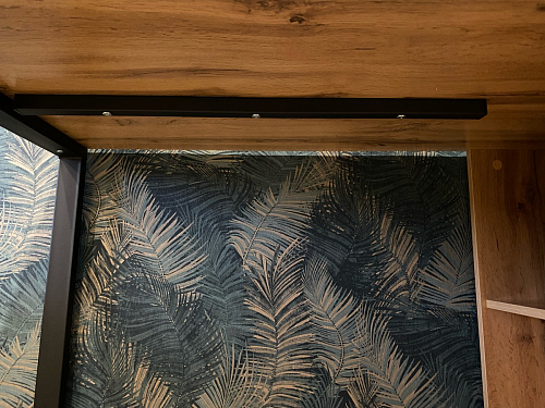 Письменный стол Битти Лофт 116х60х75 дуб вотан / черный матовый фото покупателя 109