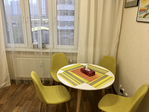 Стул DC-350 голубой / дерево фото покупателя 2