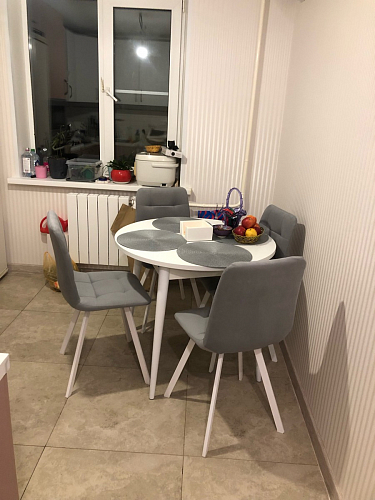 Стул на металлокаркасе Челси бирюзовый / черный фото покупателя 121