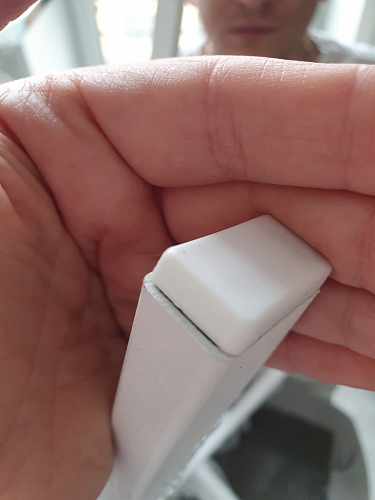 Стул на металлокаркасе Чилли светло-серый / белый каркас фото покупателя 110