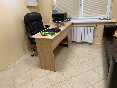 Письменный стол СПм-25 правый белый  - Уцененный экземпляр фото покупателя 75