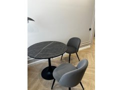 Стул на металлокаркасе Gabi 1 gray / black фото покупателя 618