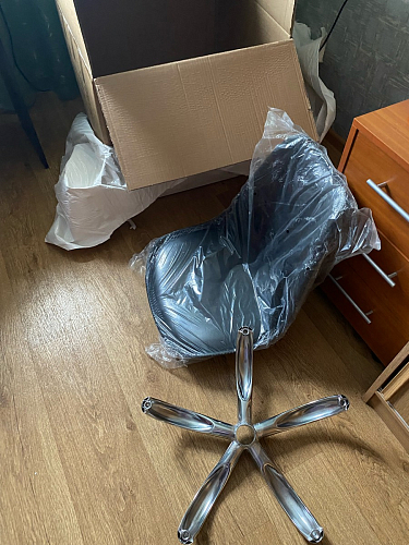 Компьютерное кресло Kolin gray / chrome фото покупателя 17