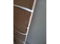 Деревянный стол Барон О 200 х 90 черная пленка шагрень / белый фото покупателя 30