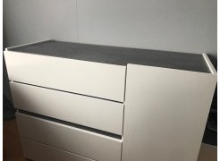 Комод Атлон белый / бетон темный фото покупателя 12