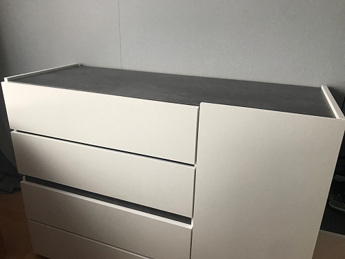 Комод Атлон белый / дуб вотан фото покупателя 12