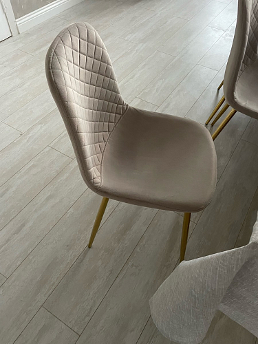 Стул на металлокаркасе Dabl 01 champagne / gold фото покупателя 151