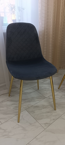 Стул на металлокаркасе Dabl 01 champagne / gold фото покупателя 106