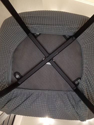 Стул на металлокаркасе Чилли светло-серый / белый каркас фото покупателя 527