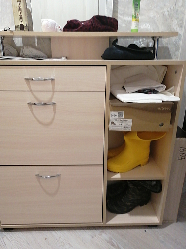 Обувница 38Г дуб молочный фото покупателя 3