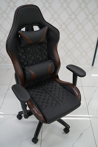 Компьютерное кресло Sprint коричневое / черное из шоурума 2