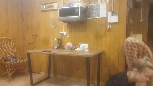 Стол Лота Лофт 120 32 мм бетон / черный матовый фото покупателя 67