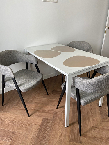 Стул на металлокаркасе Twin gray / black фото покупателя 1