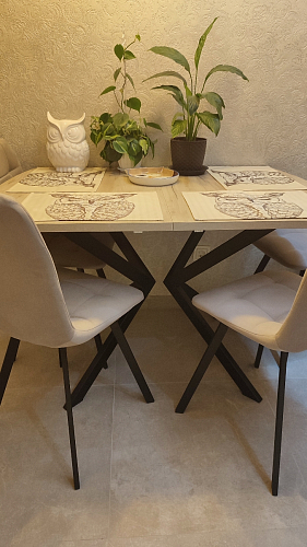 Стул на металлокаркасе Чилли бирюзовый / белый фото покупателя 1472