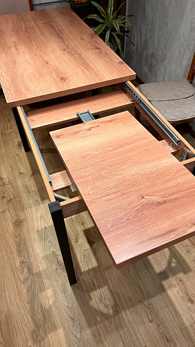 Стол Оригон файерстоун / черный матовый фото покупателя 30