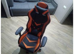 Компьютерное кресло Racer черное / оранжевое фото покупателя 95