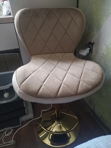Барный стул Porch beige / chrome фото покупателя 6