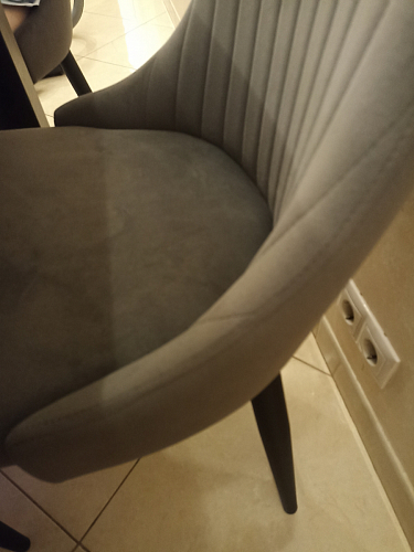 Стул на металлокаркасе Kora beige / black фото покупателя 292