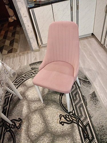 Стул на металлокаркасе Kora dark gray / black фото покупателя 378