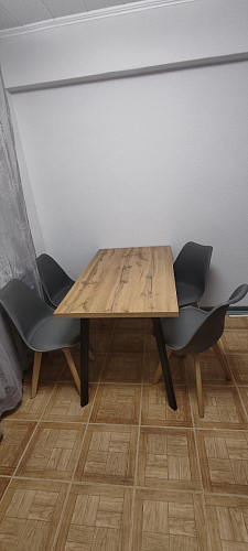 Деревянный стул Bonuss темно-серый / черное сидение / черный фото покупателя 44