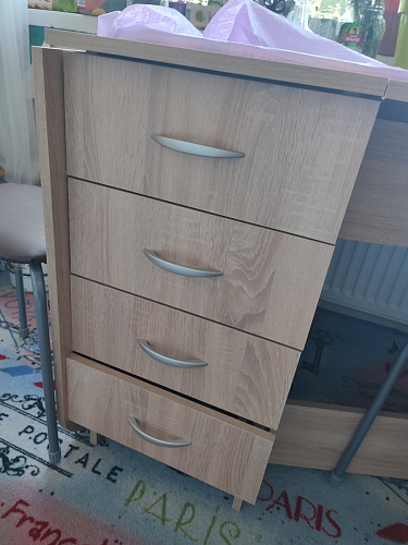 Стол-книжка Глория 606 М с ящиками дуб сонома фото покупателя 111