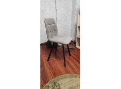 Стул на металлокаркасе Чилли синяя ткань / белый фото покупателя 607