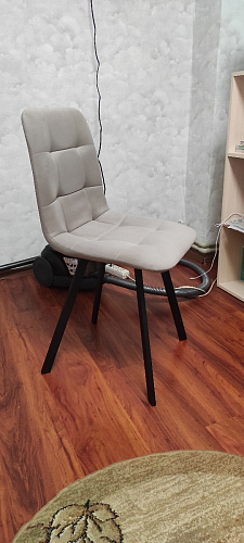 Стул на металлокаркасе Чилли зеленый / белый каркас фото покупателя 607