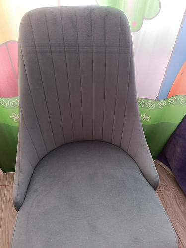 Стул на металлокаркасе Kora gray / black фото покупателя 29