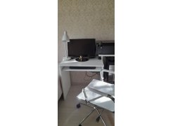 Компьютерный стол Джаз-24 левый белый фото покупателя 87