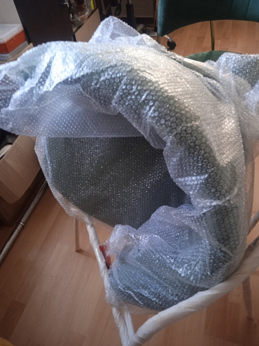 Стул на металлокаркасе Kamelia светло-фиолетовый / золотой фото покупателя 77