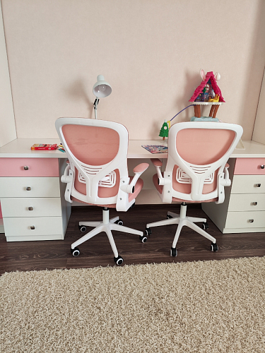 Компьютерное кресло Konfi gray / blue / white фото покупателя 115