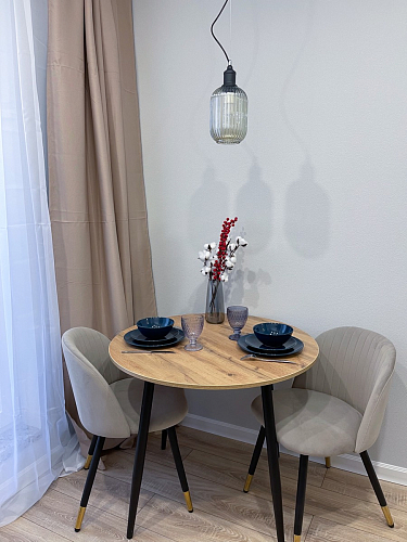 Стул на металлокаркасе Gabi gray / black фото покупателя 498