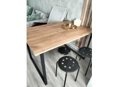 Стол Лота Лофт 140 25 мм черный матовый / бетон фото покупателя 988