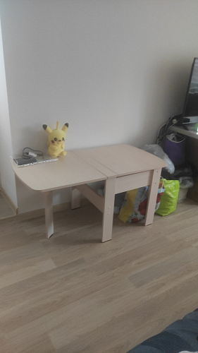 Стол-книжка СтК6 венге / дуб молочный высота 54 см фото покупателя 167