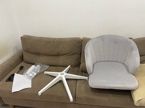 Компьютерное кресло Пард экокожа белый фото покупателя 217