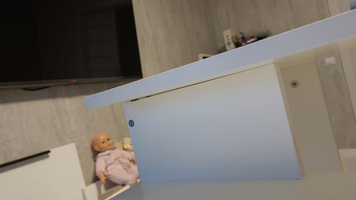 Компьютерный стол Джаз-24 левый дуб молочный фото покупателя 136