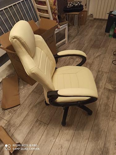 Компьютерное кресло Kadis коричневое / бежевое фото покупателя 42