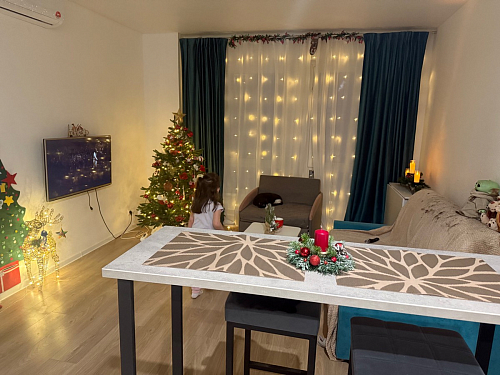 Барная стойка Дилан Лофт 120х40х90 бетон светлый фото покупателя 166