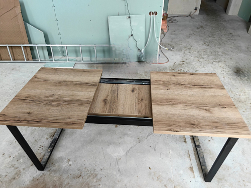 Стол раскладной Лота Лофт 120 25 мм юта / черный матовый фото покупателя 299