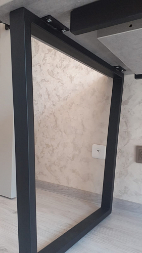 Деревянный стол Лота Лофт 140х80 дуб крафт табачный / черный матовый фото покупателя 559