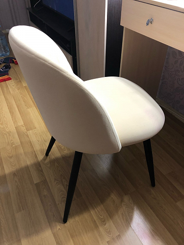 Стул на металлокаркасе Gabi green / black / silver фото покупателя 77