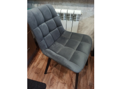 Стул на металлокаркасе Челси белый / латте фото покупателя 168