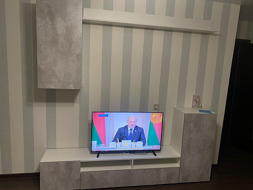 Готовая гостиная Oluwande белый / цемент светлый фото покупателя 2